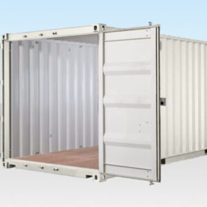 20 ft shipping container (one trip) – white