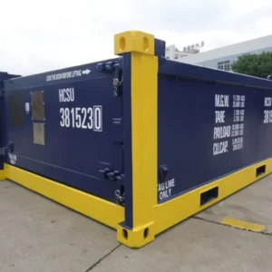 10 ft dnv 2.7-1 half height open top containers