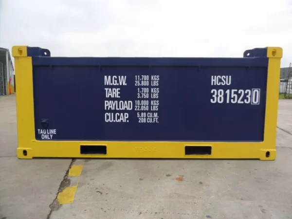 10 ft dnv 2.7-1 half height open top containers - image 2