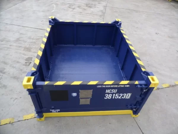 10 ft dnv 2.7-1 half height open top containers - image 5