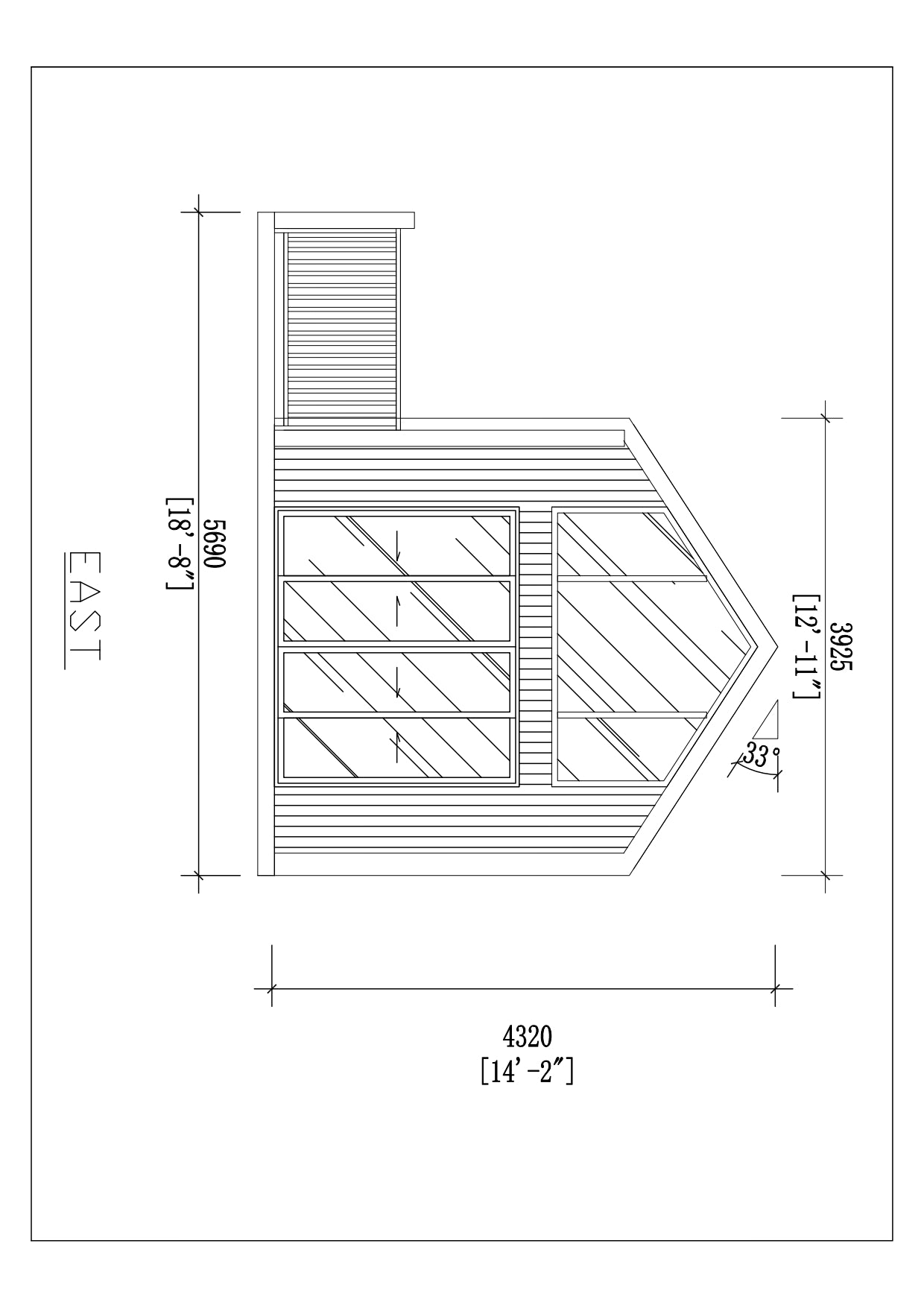 164-trm modern eco-friendly wooden kit home with bedroom - image 10