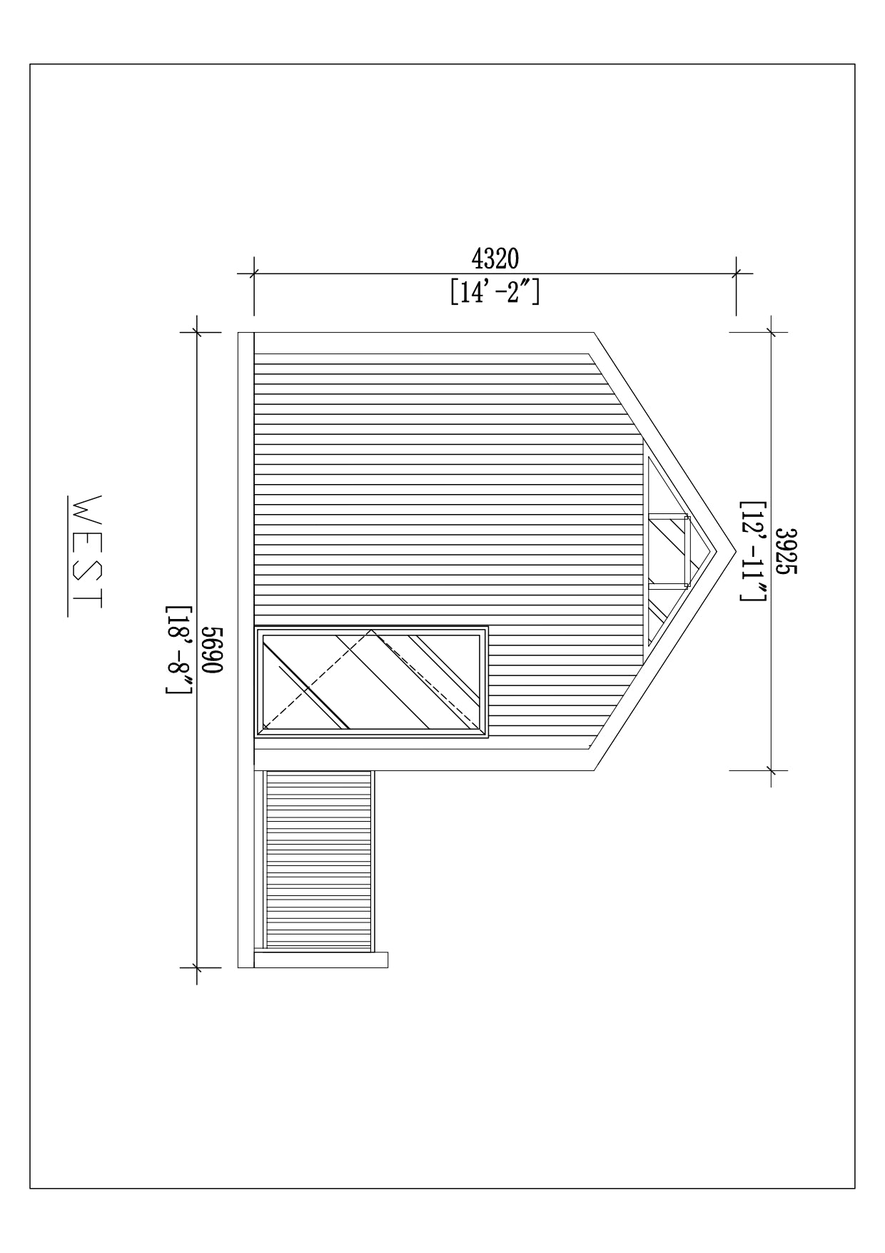 164-trm modern eco-friendly wooden kit home with bedroom - image 11