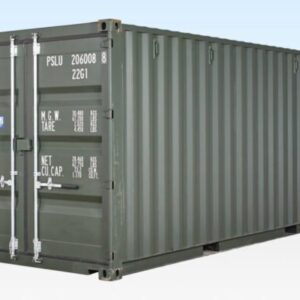 20 ft shipping container (one trip) – dark green