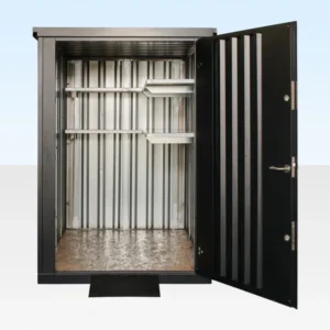 flat pack metal garden store