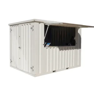 xl demountable bar container 3×2 meters white ral 9016 - image 2