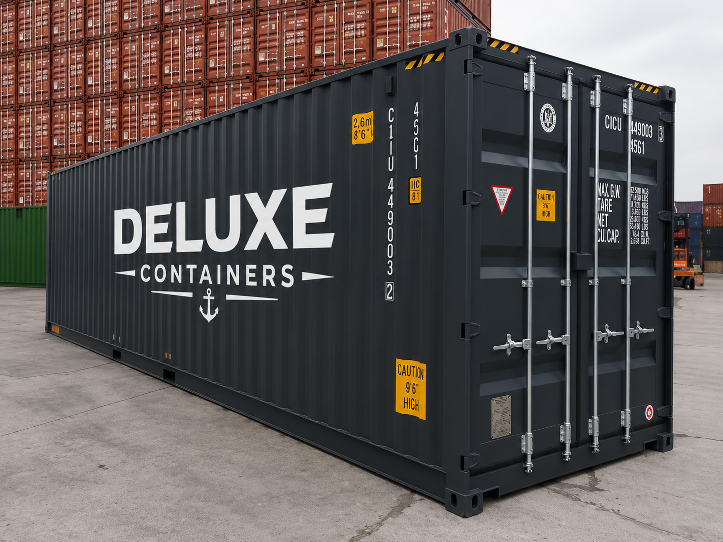 40ft Standard Shipping Container - Deluxe Containers
