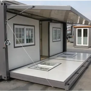 modern extendable prefabricated house 5.5 x 6 m with