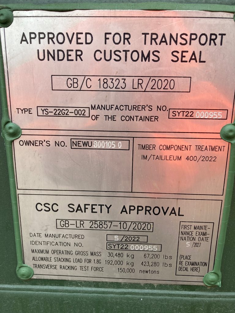 20-foot open side container - image 10