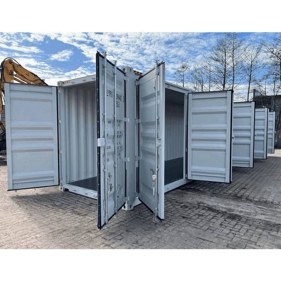 40 ft shipping container with 4 side doors