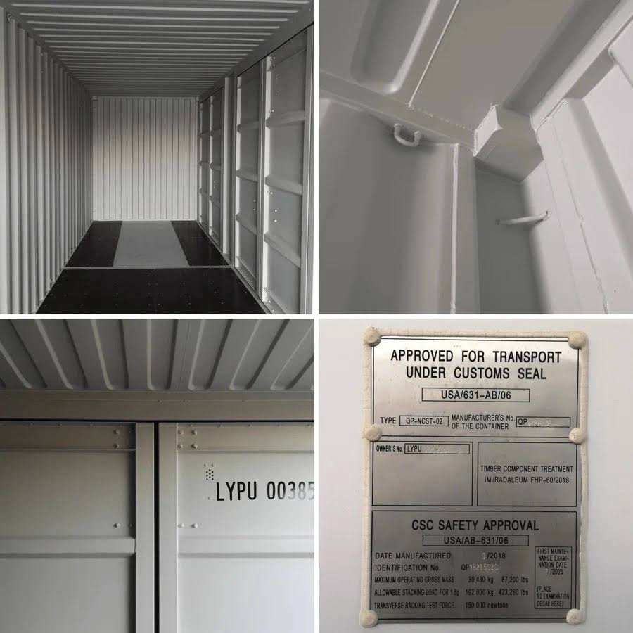 40 ft shipping container with 4 side doors - image 6