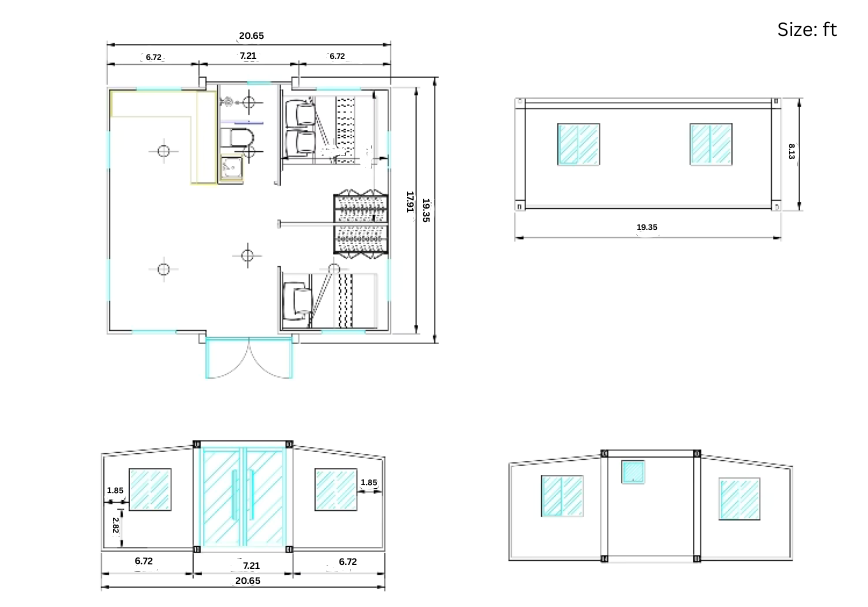 gn-791 prefab home with 2 bedrooms - image 7