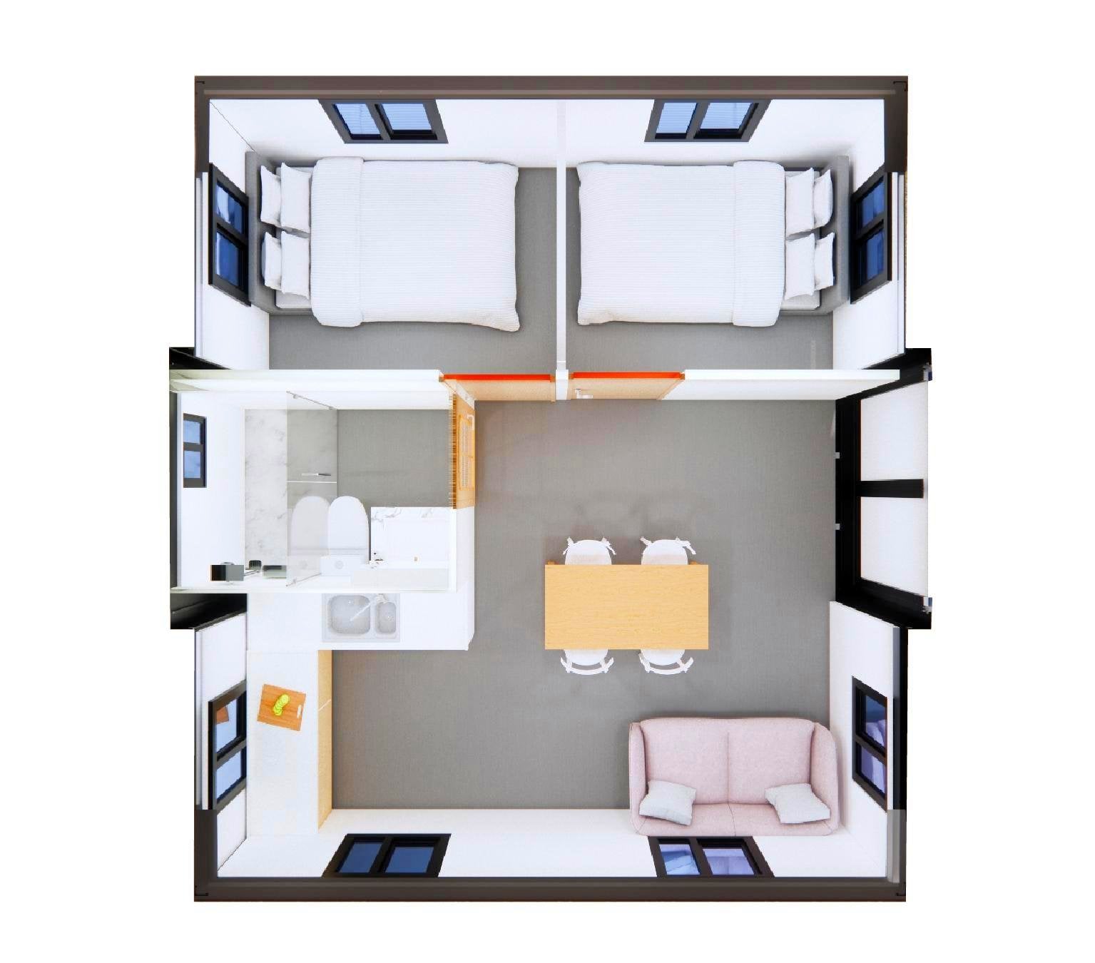 gn-791 prefab home with 2 bedrooms - image 3