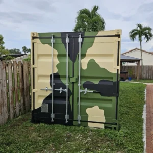 20 ft camouflage storage container – wind & water