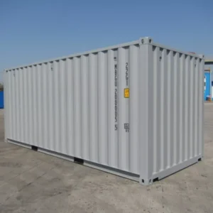 grey new build 20 ft shipping container