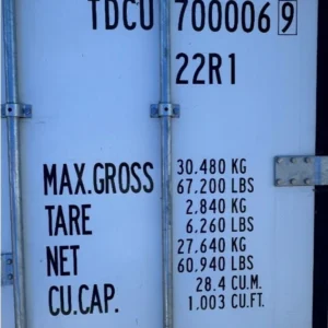 thermo king refrigerator container – 20′ 2021 reefer for sale